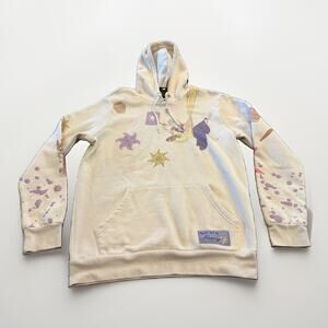 Disney Woman’s Princess Rapunzel Mural Our Universe Hoodie Fleece Sweatshirt S